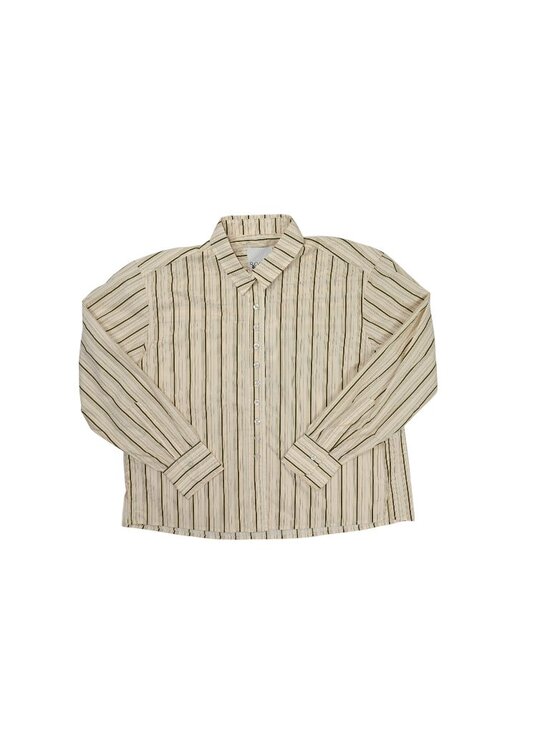 Rowie Tops - Rowie The Label Nola Long Sleeve Shirt in Cactus Stripe